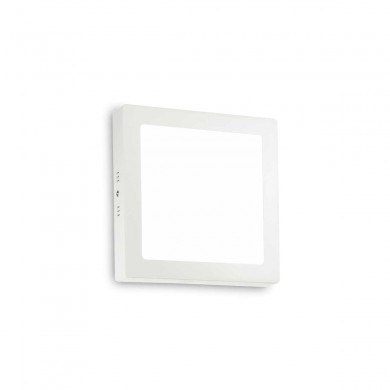 Plafonnier UNIVERSAL 19W LED Carre Blanc IDEAL LUX 321745