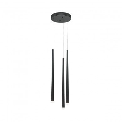 Suspension Cascade 19W LED Noir MAYTONI MOD132PL-L18BK