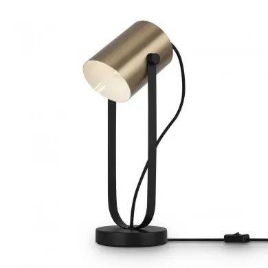 Lampe Elori 1x25W E27 MAX Noir et Laiton MAYTONI MOD079TL-01BBS