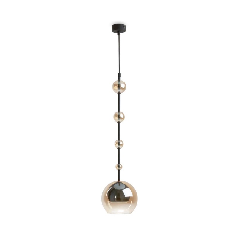 Suspension Ros 1x28W GU10 Noir Ambre MAYTONI MOD227PL-01B1