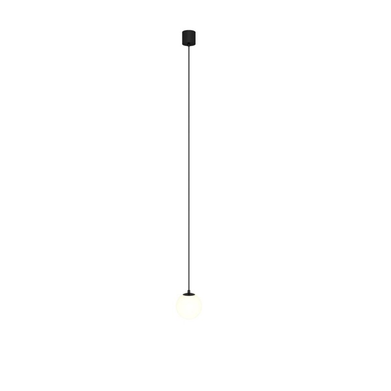 Suspension Luna 5W LED 3000K D10 Noir et Blanc Base allongée MAYTONI P039PL-5W3K-10-B