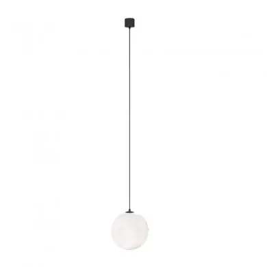 Suspension Luna 5W LED 3000K D20 Noir et Blanc Base allongée MAYTONI P039PL-5W3K-20-B