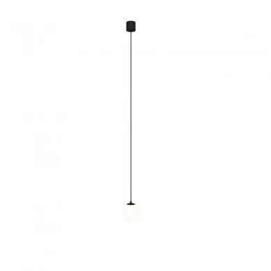 Suspension Luna 5W LED 4000K D10 Noir et Blanc Base allongée MAYTONI P039PL-5W4K-10-B