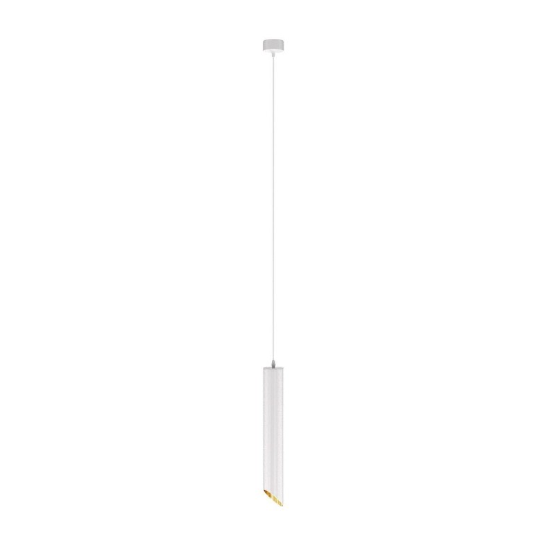 Suspension Lipari 1x12W GU10 Blanc et Or H40 MAYTONI P044PL-01-40GU10-W