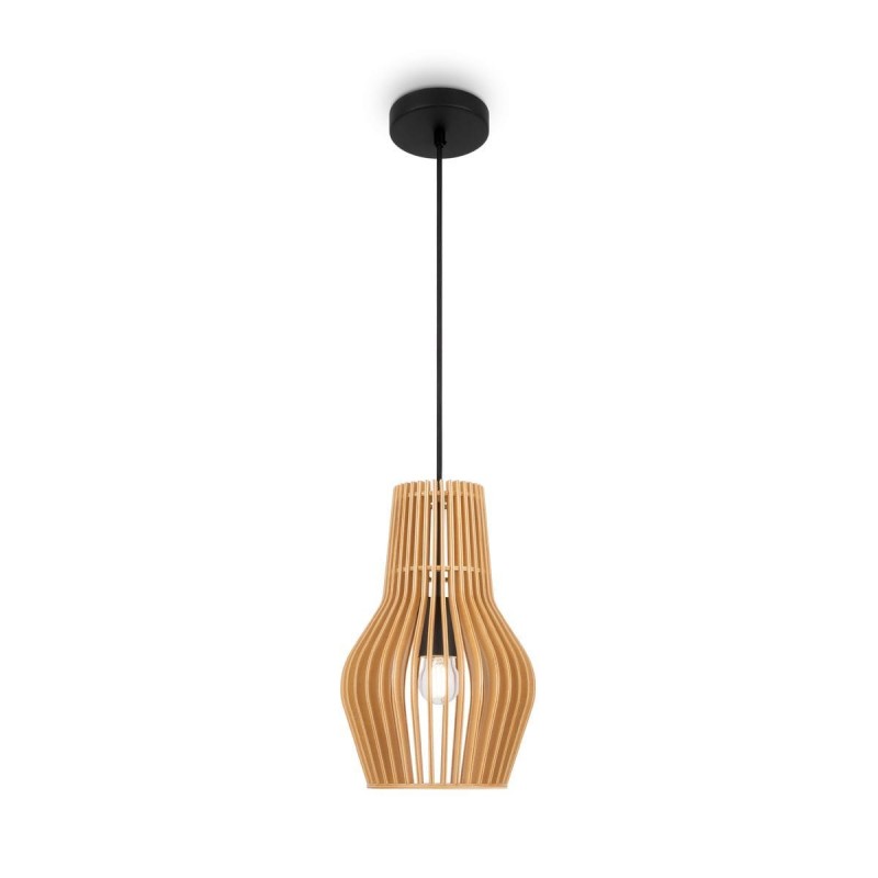 Suspension Roots 1x40W E27 D20 Noir Beige H43 MAYTONI MOD191PL-01W