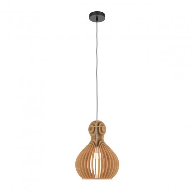 Suspension Roots 1x40W E27 D30 Noir Beige H52 MAYTONI MOD192PL-01W1