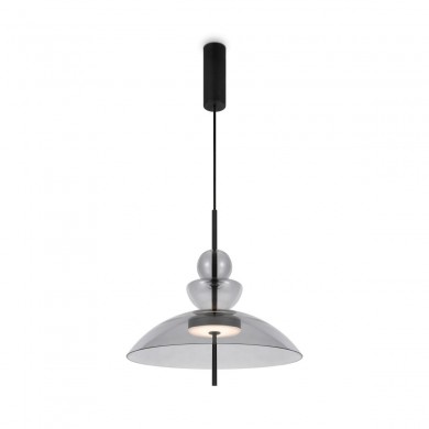 Suspension Bangkok 12W LED D40 Noir Gris MAYTONI MOD185PL-L11B3K3