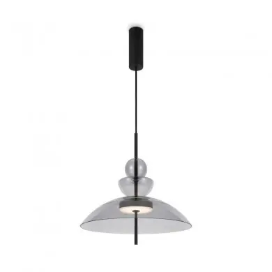 Suspension Bangkok 12W LED D40 Noir Gris MAYTONI MOD185PL-L11B3K3