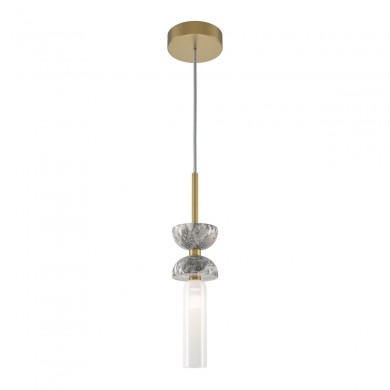 Suspension Kyoto 1x28W G9 MAX Or et gris MAYTONI MOD178PL-01GR