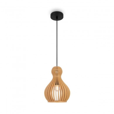 Suspension Roots 1x40W E27 D20 Noir Beige H39 MAYTONI MOD192PL-01W