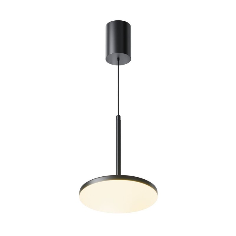 Suspension Plato 12W LED Noir MAYTONI P076PL-L12W3K-B