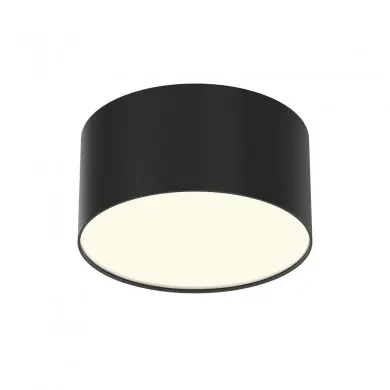 Plafonnier Zon 12W LED Noir MAYTONI C032CL-12W3K-RD-B