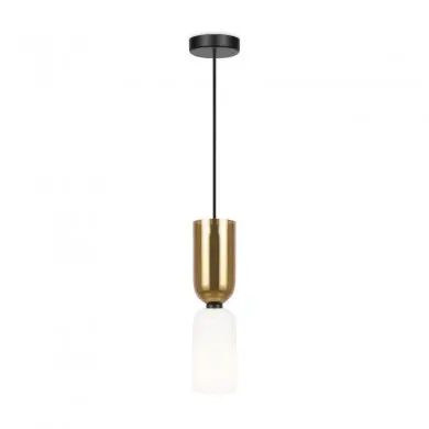 Suspension Memory 1x40W E14 Noir Or et Blanc MAYTONI MOD177PL-01G