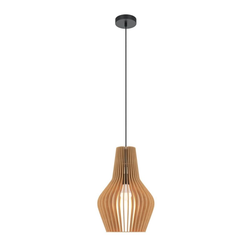 Suspension Roots 1x40W E27 D30 Noir Beige H57 MAYTONI MOD191PL-01W1