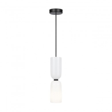 Suspension Memory 1x40W E14 Noir Blanc MAYTONI MOD177PL-01W