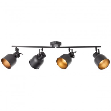 Plafonnier ROLET 4x18W E14 Noir sablé BRILLIANT 49631_76