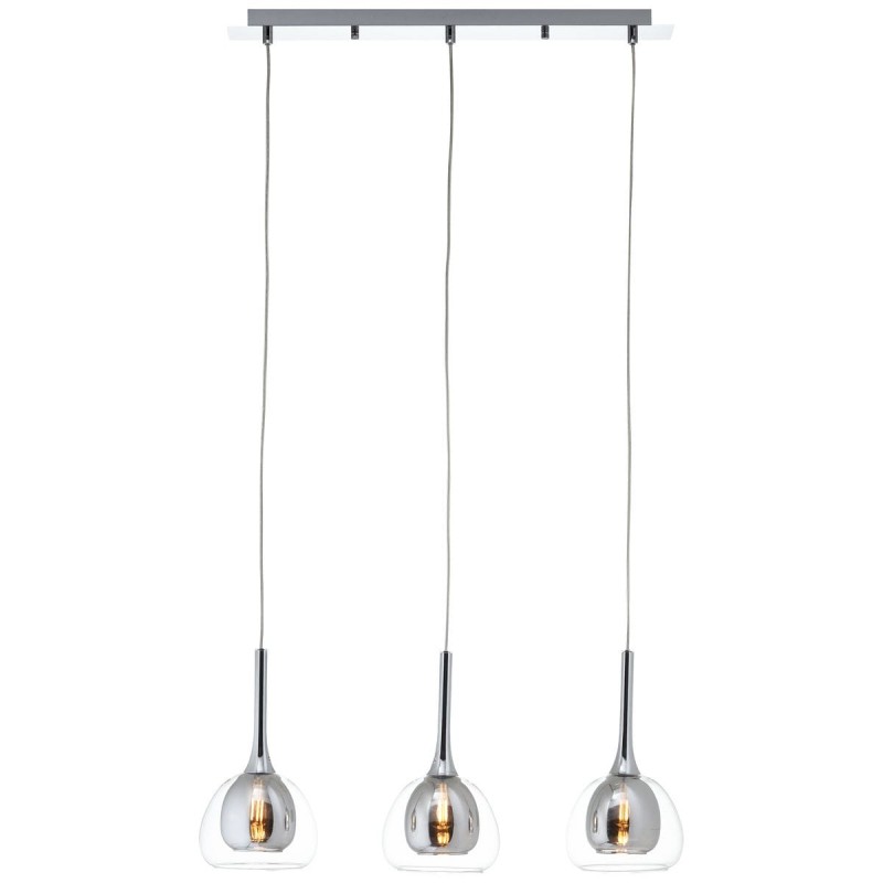 Suspension HADAN 3x40W E14 Fumé-transparent-chrome BRILLIANT 85573_20