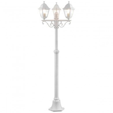 Lampadaire Extérieur NISSIE 3x60W E27 Blanc BRILLIANT 90995A05