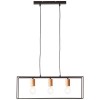 Suspension ARICA 3 3x60W E27 Noir-bois BRILLIANT 92747_76