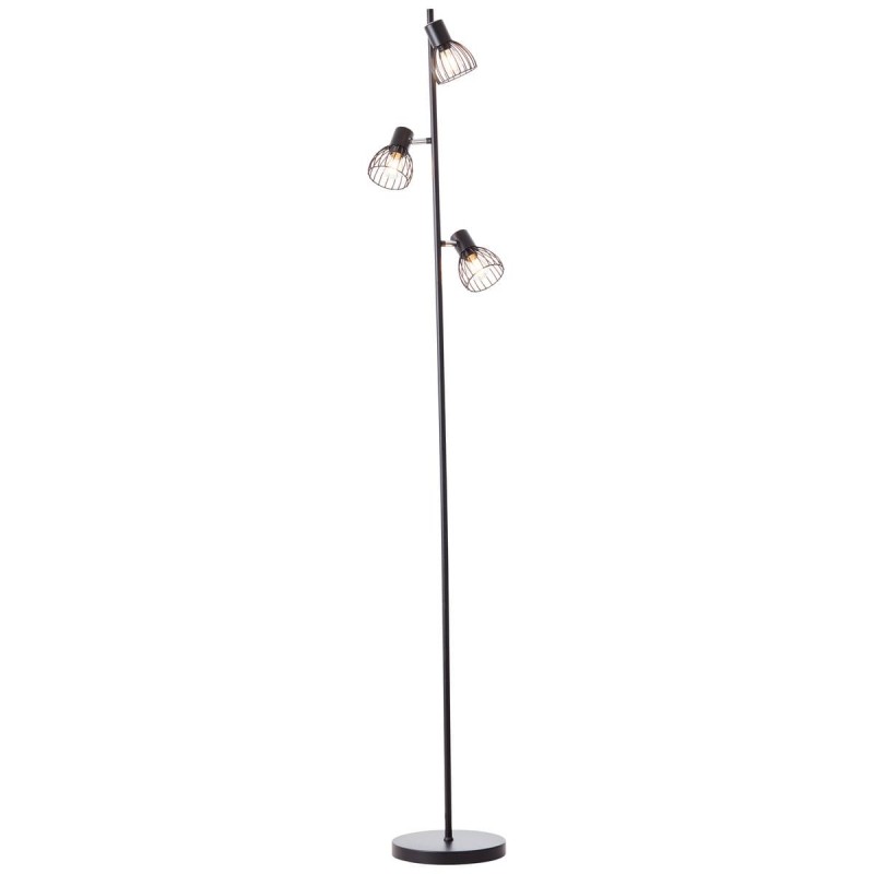 Lampadaire BLACKY 3x25W E14 Noir dépoli BRILLIANT 93085_06