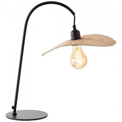 Lampe BORA 1x52W E27 Noir-naturel BRILLIANT 93106_76