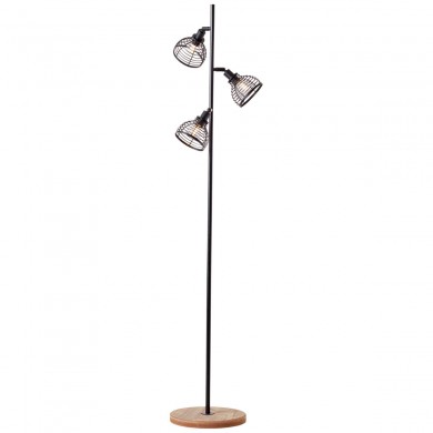 Lampadaire AVIA 3x42W E14 Noir-bois BRILLIANT 93154_76