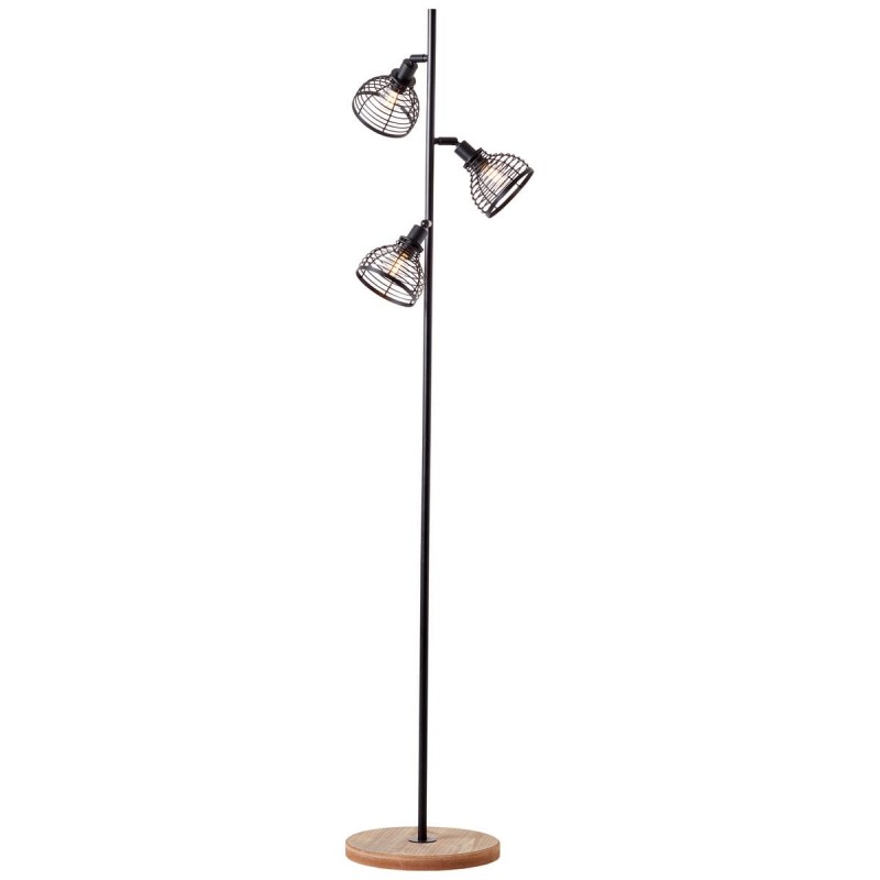 Lampadaire AVIA 3x42W E14 Noir-bois BRILLIANT 93154_76