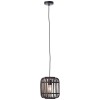 Suspension WOODROW 1x60W E27 Bois foncé-noir BRILLIANT 93777_76