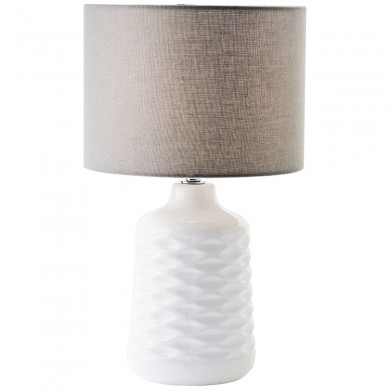 Lampe ILYSA 1x40W E14 Blanc-gris BRILLIANT 94569_70