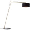 Lampadaire ANNICE 1x10W E27 Noir dépoli-laiton brossé BRILLIANT 94605_78