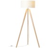 Lampadaire GALANCE 1x40W E27 Bois clair-blanc BRILLIANT 94970_75