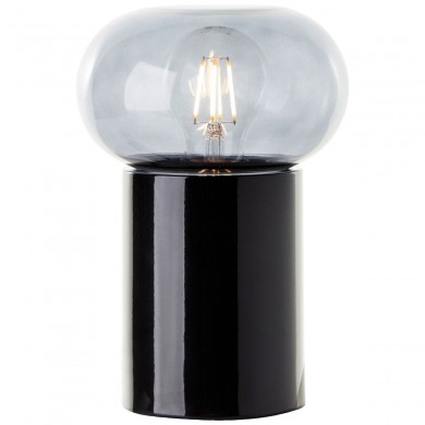 Lampe KNUT 1x25W E27 Noir dépoli-verre fumé BRILLIANT 99002_06