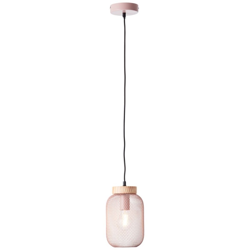 Suspension GIADA 1x40W E27 Rose clair-bois H1120 BRILLIANT 99109_04