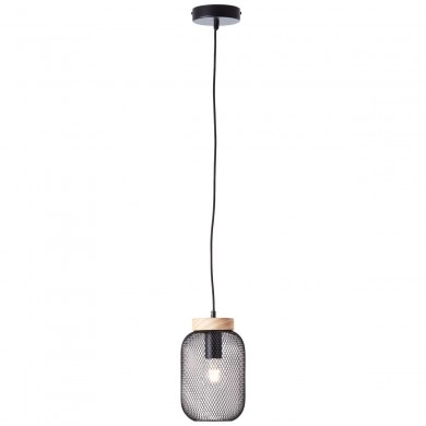 Suspension GIADA 1x40W E27 Noir-bois H1120 BRILLIANT 99109_76