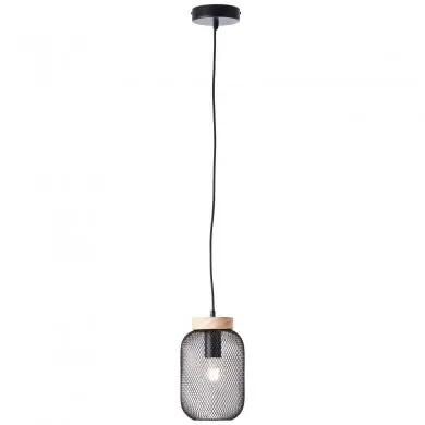 Suspension GIADA 1x40W E27 Noir-bois H1120 BRILLIANT 99109_76