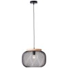 Suspension GIADA 1x40W E27 Noir-bois H1100 BRILLIANT 99111_76