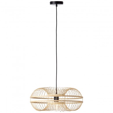 Suspension BUSAN 1x40W E27 Noir-naturel BRILLIANT 99192_76