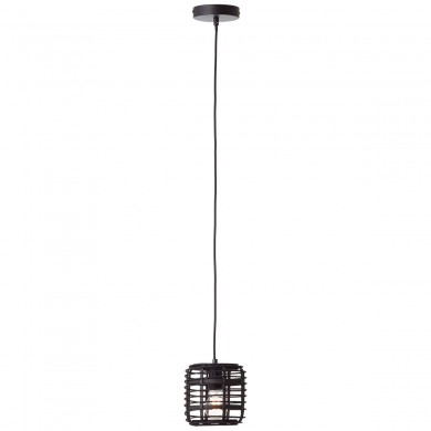 Suspension CROSSTOWN 1x40W E27 Bois foncé-noir H1270 BRILLIANT 99262_76