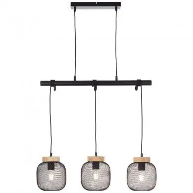 Suspension GIADA 3x40W E27 Noir-bois BRILLIANT 99282_76