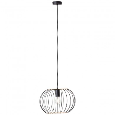 Suspension SILEMIA 1x52W E27 Noir dépoli BRILLIANT 99393_76