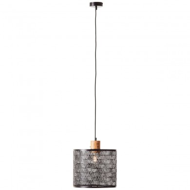 Suspension SANTY 1x52W E27 Noir-naturel D290 BRILLIANT 99395_76