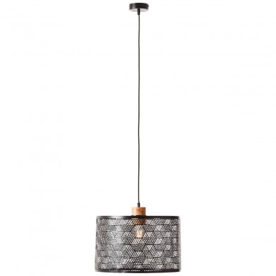 Suspension SANTY 1x52W E27 Noir-naturel D390 BRILLIANT 99416_76