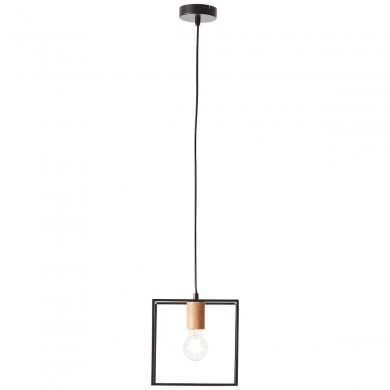 Suspension ARICA 1 1x60W E27 Noir-bois BRILLIANT 99420_76