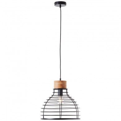 Suspension AVIA 1x52W E27 Noir-bois D350 BRILLIANT 99559_76