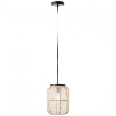 Suspension TANAH 1x52W E27 Noir-naturel BRILLIANT 99602_76