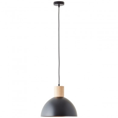 Suspension DAINTREE 1x60W E27 Noir-naturel BRILLIANT 99709_76