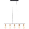 Suspension KERRY 5x40W E27 Noir-naturel BRILLIANT 99713_76