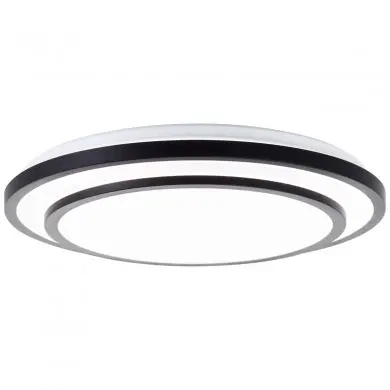 Plafonnier LUCIANO 36W LED Noir-blanc BRILLIANT G80564A76