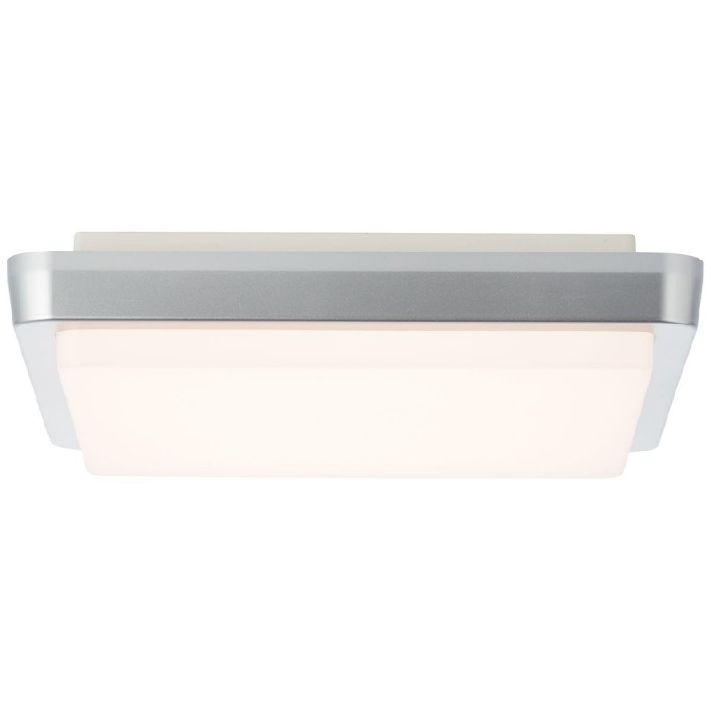 Plafonnier Extérieur DEVORA 12W LED Argent Carré BRILLIANT G91010A58