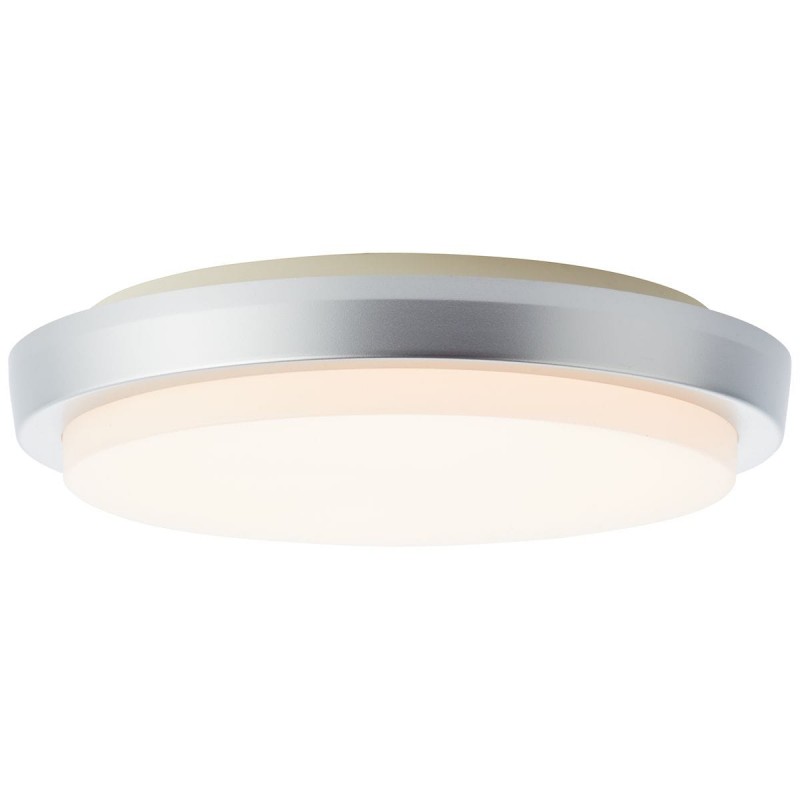 Plafonnier Extérieur DEVORA 12W LED Argent Rond BRILLIANT G91011A58